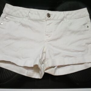 Celebrity Pink Women's White Jean Shorts Size 11